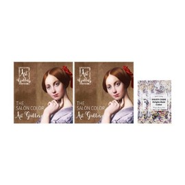 The Salon Color Art Gallery Hair Dye Pure Gray Hair Cover DIY Hair Dye 2 Packs + 2 Samples / 더 살롱 컬러 아트갤러리 염색제 순수 새치커버 셀프 염색약 2개+샘플 2개