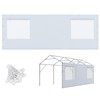 ADVANCE OUTDOOR Replacement Mesh Window Sidewall Tarp for 10/12x20 ft