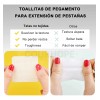 Courhope 1000 Toallitas Limpiadora Pegamento Extensiones Pestañas