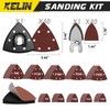 KELIN 118 PCS Multitool Blade Kits Cutting and Sandpaper Oscillating