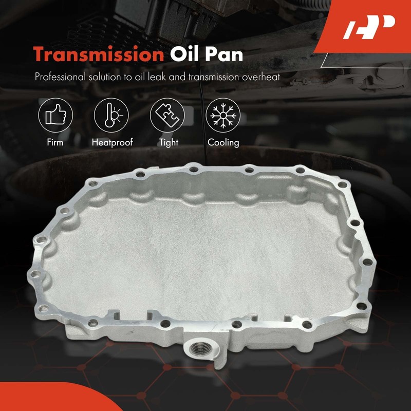 A-Premium Transmission Oil Pan Without Drain Plug, Compatible with Honda