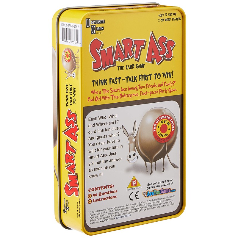 Smart Ass Booster - Card Tin - Assorted Cover