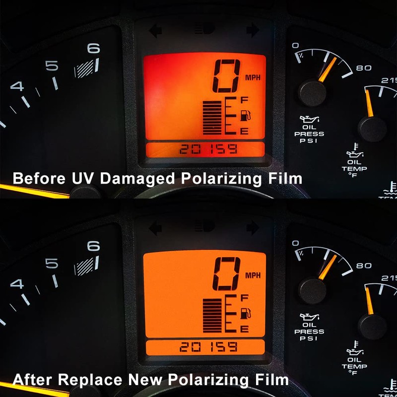 Polarizing Film Replacement for 90-96 Corvette C4 Instrument Cluster