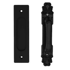 Sliding Barn Door Handle Modern Simple Door Pull Handle for Gates Garages Sliding Doors Cabinets Closet and Drawers Black