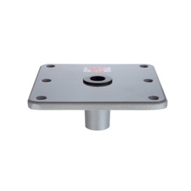 attwood SP-67749 Swivl-Eze Lock'N-Pin Aluminum 7-Inch x 7-Inch Marine Boat 3/4-Inch Pedestal Base