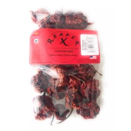 PepperliciousS Pepper Company REAPER X   20 WHOLE DRIED PEPPER PODS  ~33% hotter than standard Carolina Reaper