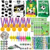 Ourdort Children's Football Party Bag with Whistle Bracelet Keyring Football