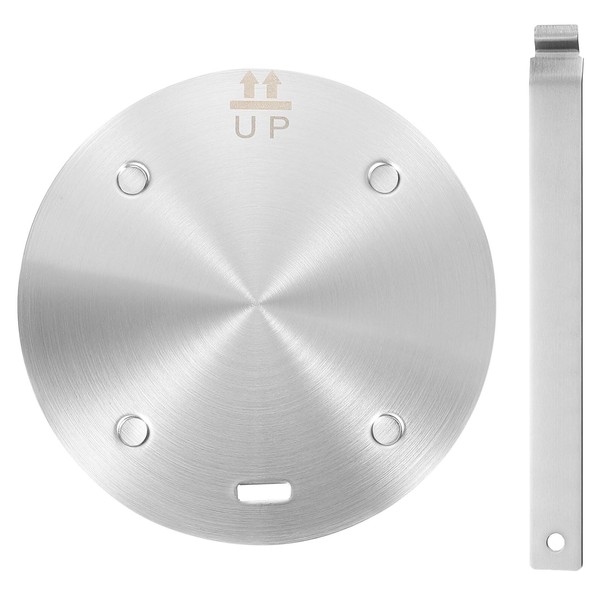 uxcell Heat Diffuser Plate for Gas Stove 6.3 Inch Round