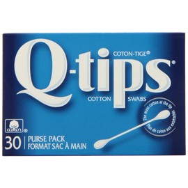 Q-Tips Cotton Swabs 30 Purse Pack