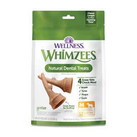 Whimzees WHIMZEES Wellness Occupy Dog Dental Treats, Natural Chews, Medium Size, (12 Count)