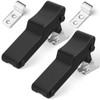 Mudder 2 Pcs Flexible Rubber Draw Latch, Front Storage Rack