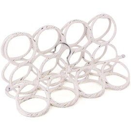 Tosnail Pack of 2 Scarf Hanger Holder Organizer Space Saver for Tie, Belt, Scarves, Socks - White