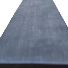 Joe Kyser Customs Ebony Fretboard Blank 46mm Nut 20.5" X .275+" Ready To Slot 25.5" 24.75"