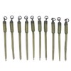 10Pcs Fishing Connector Swivels PVA Tube Bags Stems Solid Bag