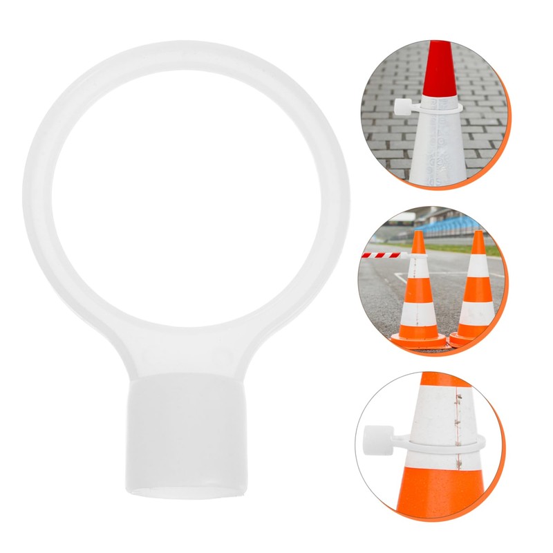 ULTECHNOVO 6pcs Traffic Cone Connectors Safety Barrier Rings for Sports
