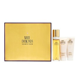 White Diamonds by Elizabeth Taylor for Women, Set (Eau De Toilette Spray 3.3 Ounce, Body Lotion 3.3 Ounce, Shower Gel 3.3 Ounce)