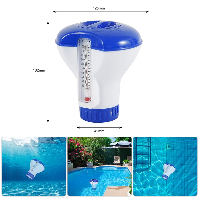 5" Floating Dispenser for Chlorine, Chlorine Tablets, Adjustable Chlorine Float