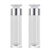 Bamboopack 2Pcs 50ml/1.7oz Empty Airless Pump Bottle Travel Pump Dispenser
