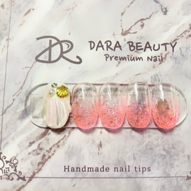 Dara Beauty June Art of the MonthGlitter Gra Sea Shell Nail❣ - Not selected / 다라뷰티 6월 이달의아트글리터그라 조개네일❣ - 선택안함