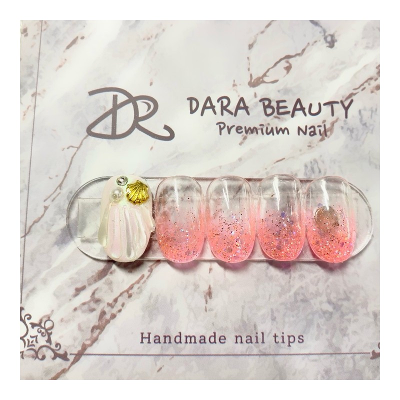Dara Beauty June Art of the MonthGlitter Gra Sea Shell