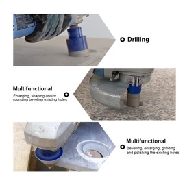 SHDIATOOL Tile Diamond Drill Bits Set,Porcelain Hole Saw, Cutter for Marble Ceramic Granite 6pieces(20/25/35/50/20MM/2 inch)