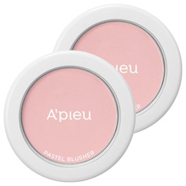 APIEU Pastel Blusher 4.3g, PK09 Mute Pink, 2 pcs / 어퓨 파스텔 블러셔 4.3g, PK09 뮤트 핑크, 2개