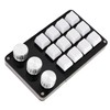 Mini Custom Keypad 12 Keys 3 Knobs Programmable Blue Switch