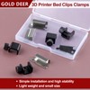 GOLD DEER 8PCS 3D Printer Bed Clips Clamps Ender 3