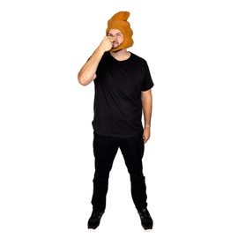 Brown Poop Hat - Novelty One Size fits Most Unisex Costume Accessory