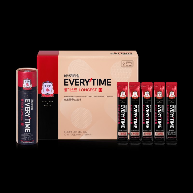 Jeonggwanjang CheongKwanJang Everytime Longest 10ml 20 packs / 정관장 에브리타임