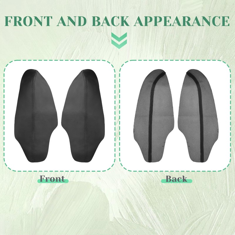 VKGUG Door Armrest Cover Compatible with Honda Civic 2022-2025 Black