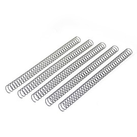 RAYSON Wire Spiral Binding Coils, 60 Sheets, 3:1 Pitch, 11.1 mm, Black, A4, Pack of 100