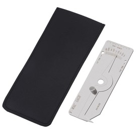Welding Gauge, Stainless Weld Gauge Guage Biting Edge Pit Depth Undercut Gauge for Welder Inspection