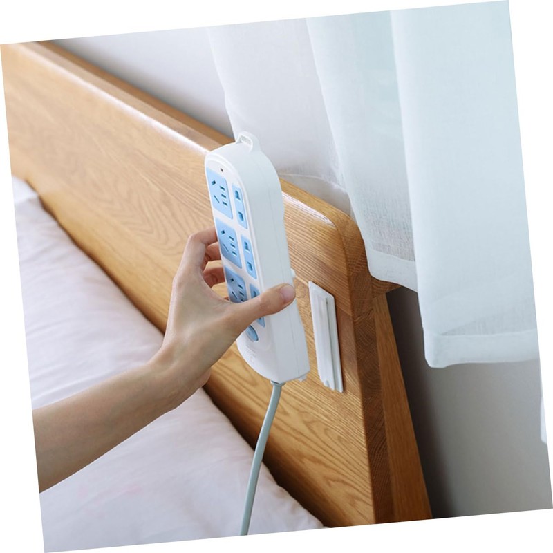 Angoily 8pcs Cable Management Under Desk Power Strip Fixation Wall
