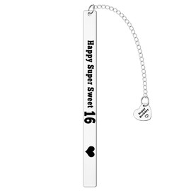 16th Birthday Gifts for Teen Girls Boys Bookmarks Gifts for Book Lover Sweet 16 Gift for Girls 16 Year Old Birthday Gift for Sister Daughter Son Niece Granddaughter Grandson Girls Book Accessories