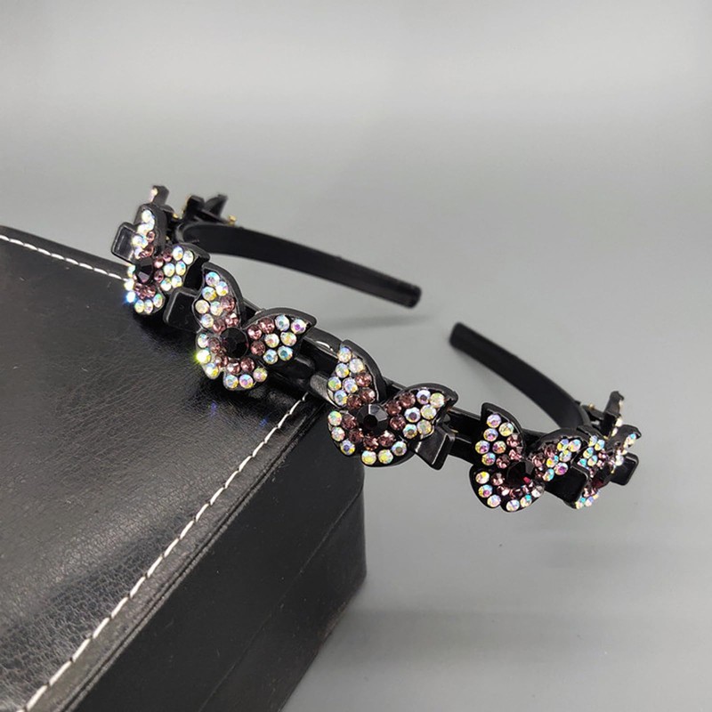 SSyang 2 Pieces Double Bangs Hairstyle Hairpin Headband, Hair Hoop