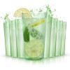 VerdureWare 24 oz Hammered Plastic Tumblers – Set of 8