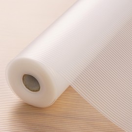 Shelf Liner Non Slip,Non Adhesive Cabinet Liner,Waterproof Drawer Liner,Food-Grade EVA Material for Kitchen Cabinets,Drawers,Refrigerators-Odorless & Easy to Cut-20 x 240 inches,Thickened