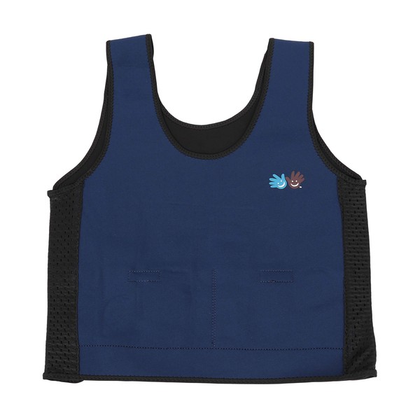 Fun and Function - Blue Weighted Compression Vest for Kids & Adults - Calming Weighted Vest for Kids with Sensory issues - Compression & Kids Weighted Vest - Toddlers, Kids, Teens & Adult Sizes