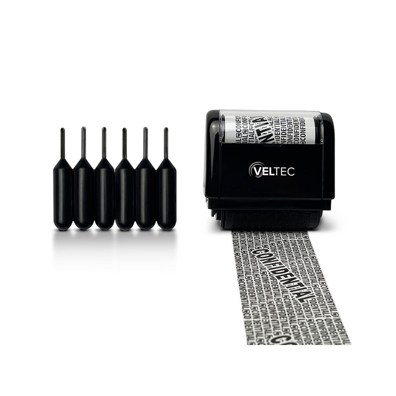Veltec ID Protector Ink Roller - Identity Theft Protection Roller