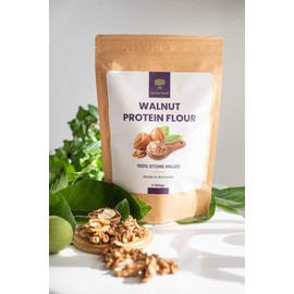 Walnut Flour 500 Grams ✔️ by Hortus Verdi® 💚 100% Natural - EU Origin - RAW Vegan - 50% Protein - Gluten Free - Defatted