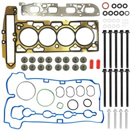 YIFUOK 2.4L Head Gasket Set with Head Bolts for 2010-2017 Chevy Equinox Malibu Captiva Sport Orlando/GMC Terrain/Buick Lacrosse Regal Verano 2.4L 2384cc 145cid L4 DOHC # HS26517PT ES72196