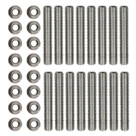 Exhaust Manifold Hardware Kit | Truck Repair Exhaust Bolt Kit - Exhaust Manifold Bolt Kit for Truck Repair, Sturdy Exhaust Studs, Vehicle Truck Repair Bolt Kit