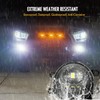 Partsam 12V LED Fog Lights Assembly Kit 54W 5000LM Compatible