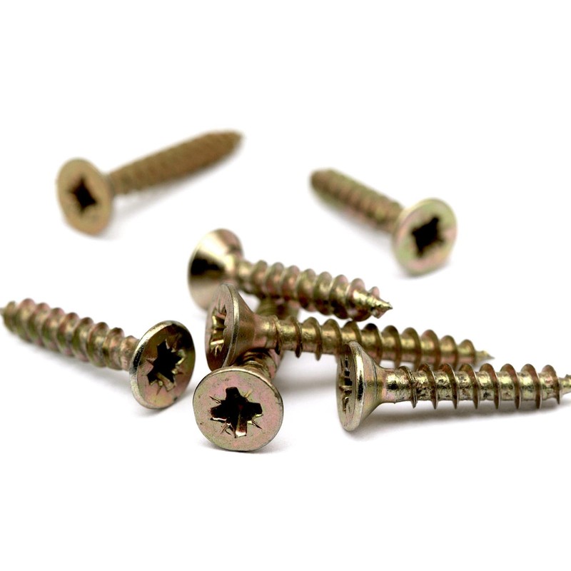 DOJA Barcelona Phillips Chipboard Screws with Bit Tip, 100 Wood