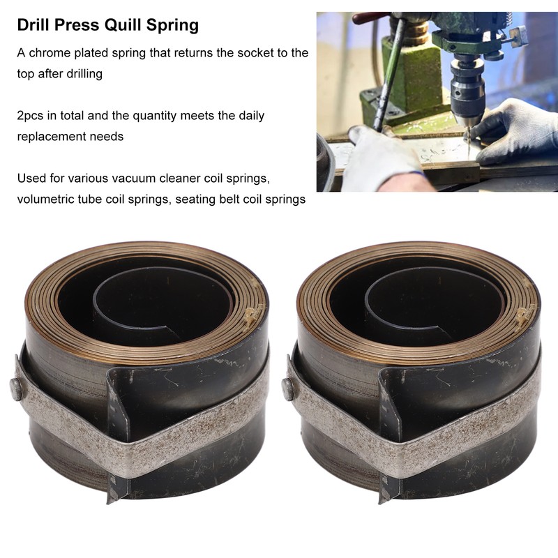 2Pcs Bench Drill Press Return Spring Robust Bench Drill Press