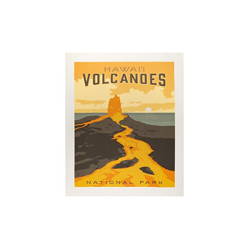 Riley Blake National Parks Volcanoes 36" Panel Multi, Fabric