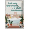 Ontrada Tin Sign 20 x 30 cm Curved Bad Soak