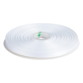 3/8" Inch Double Faced Satin Ribbon Solid Polyester Ribbon for Gift Wrapping, Crafts, Hair Bows, Wedding Party Decaration, Baby Shower Decoration Floral Arrangement (100 Yards, White)