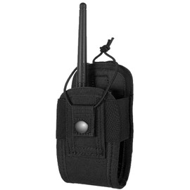 FRTKK Tactical Radio Holder Radio Holster Molle Radio Pouch Universal Radio Case Military Heavy Duty Radio Bag for Police Firefighter Two Ways Walkie Talkies Vest (Black-Small)